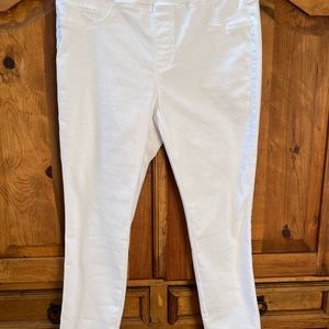 Sound/Style Pull On White Pant Size L